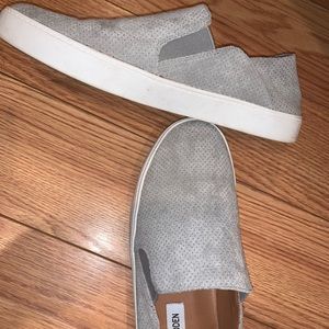 Steve Madden Gray Slip On Sneakers